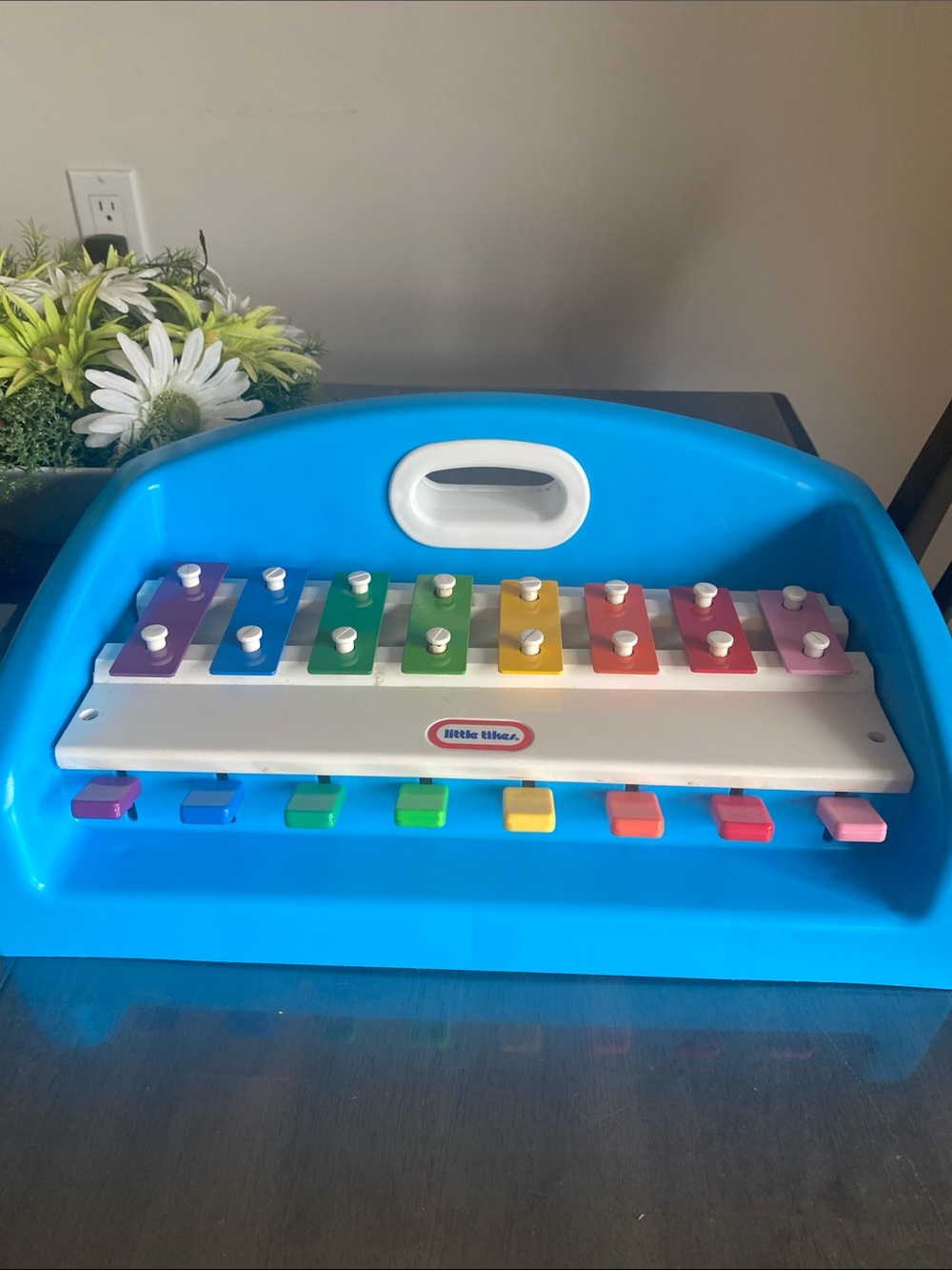 1985 Little Tikes Rainbow Tap a Tune Piano early learning music for Kids